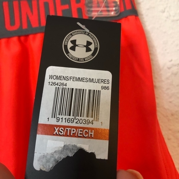3/$25 🙌🏼 NWT Under Armour Neon Running Athletic Shorts XS - Picture 3 of 5
